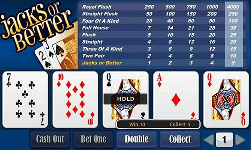 video poker versions video poker versions