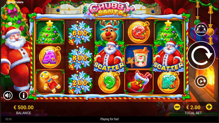 Chubby Santa Christmas Slot