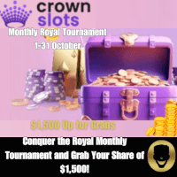 Crownslots Casino Royal Monthly Tournament