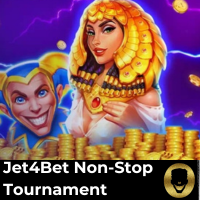 Non-Stop Drops & Races –Tournaments & More at Jet4Bet Casino!