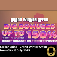 Grand Winter Offer – Big Bonuses at Stellar Spins